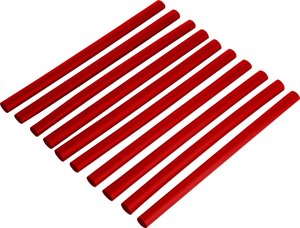 Zestaw rurek termokurczliwych DSG Canusa 2810024302CO, czerwony, 2.40 mm, Współczynnik skurczu:2:1, 10 szt.