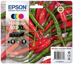 Epson atrament T09R6, 503XL tusz oryginalny Combi-Pack Czarny, cyjanowy, magenta, żółty C13T09R64010