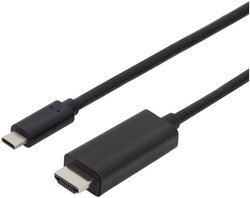 adapter USB-C, HDMI Digitus AK-300330-050-S AK-300330-050-S, ekranowanie, podwójne ekranowanie, 5.00 m