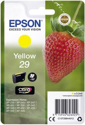 Epson atrament T2984, 29 tusz oryginalny  Żółty C13T29844012