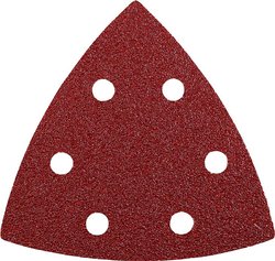 Trójkąty szlifierskie QUICK-STICK, DREWNO I METAL, elektrokorund, 93 mm, ziarnistość 60 Papier ścierny delta kwb  492806  5 szt.