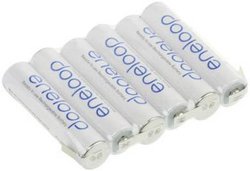 Pakiet akumulatorów AAA, NiMH Panasonic eneloop Reihe F1x6, Ilość ogniw: 6, 7.2 V, 750 mAh, U-końcówka do lutowania