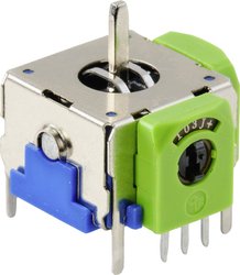 Przełącznik typu joystick 12 V/DC metalowa dźwignia prosta, piny lutownicze 9800 2C2 1 szt.