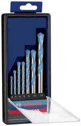 Zestaw wierteł EXPERT MultiConstruction CYL-9 4/5/6/6/8/10/12 mm, 7 szt. Zestaw wierteł wielozadaniowych Bosch Accessories 2608900647 7 szt.