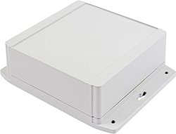 Obudowa uniwersalna Hammond Electronics 1555R2F42GY, (D x S x W) 160 x 160 x 38 mm, poliwęglan, 1 szt.
