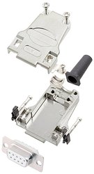 Zestaw listew żeńskich D-Sub encitech DTZF09-DBS-W-K 6355-8044-11, rzędy: 2, styki: 9, 180 °, 1 szt.