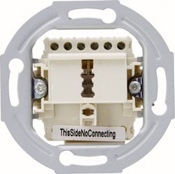 Gniazdo TAE Płytka przycisku Kopp 33369390, aluminiowy