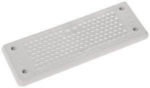 Płyta przelotowa Trelleborg MH-24 F 125-1 LIGHT GREY UL94 V-0 IP65  TPE  Screw 107562B, (D x S x W) 154 x 56 x 11 mm, TPE, 1 szt.