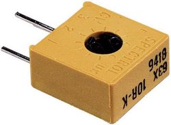 Trymer precyzyjny Vishay 63 X 1K, pionowy, 1 kOhm, 0,5 W, RM 2.54/5.08 mm, 10 %