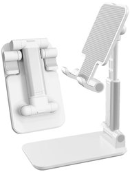 Stojak na telefon    biały Pasuje do: Smartphone, Tablet