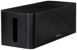 Pudełko na kable Hama 00221012, tworzywo sztuczne, czarny, (D x S x W) 156 x 40 x 135 mm, 1 szt.