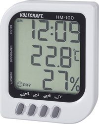 Termohigrometr VOLTCRAFT HM-100, 20 do 90 %, 0 - 60 °C