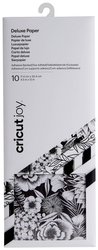 Cricut Joy Adhesive Backed Deluxe Paper Zestaw projektowy  czarny, biały