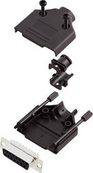 Zestaw listew żeńskich D-Sub encitech DTPK-P-15-DMS-K 6355-0033-12, rzędy: 2, styki: 15, 180 °, 1 zest.