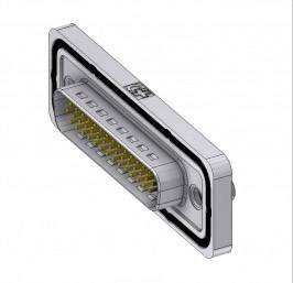 Złącze męskie D-Sub Deltron Connectors HD-DWM44PZ/2M85UN, rzędy: 3, styki: 44, 180 °, 1 szt.