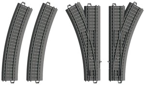 Märklin World 23401 H0 mój świat - zestaw rozjazdów plastikowych