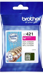 Brother atrament LC-421M tusz oryginalny  Magenta LC421M