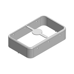 41,5 x 26,5 x 9,5 mm Dwuczęściowa, ciągniona bezszwowo osłona RF/ekran EMI RAMKA (CRS) Ekranowa rama osłonowa Masach TECH EMI/RFI-Abschirmung MS415-20F, 1 szt.