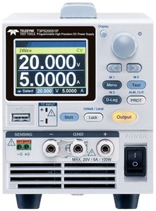 Teledyne LeCroy, Programowalny, precyzyjny zasilacz laboratoryjny 1 wyjście, 0-20V, 0-5A, 100W Zasilacz laboratoryjny regulowany Teledyne LeCroy T3PS20051P 0 - 20 V 0 - 5 A 100 W