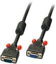 Przedłużacz VGA LINDY LINDY VGA Kabel M/F, schwarz 0,5m 36391, 0.50 m