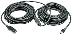 Kabel USB LINDY, USB 3.2 Gen1 (USB 3.0), Złącze męskie USB-A, Złącze żeńskie USB-A, 15.00 m