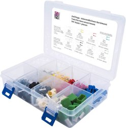 Zestaw końcówek rurkowych TRU COMPONENTS T1903C035, Izolowane częściowo, 300 Teile