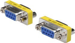 Przejściówka, adapter szeregowy Digitus [1x złącze żeńskie D-SUB 9-pin - 1x złącze żeńskie D-SUB 9-pin]
