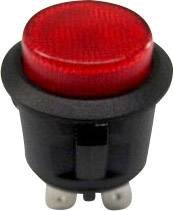 Przełącznik wciskany TRU COMPONENTS TC-R13-527BL-02RT 1587762, 20.2 mm, 250 V/AC, 6 A, 1 szt.