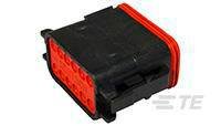 Obudowa złącza pin żeńskiego na kabel TE Connectivity DT06-12SB, wire-to-wire, piny: 12, 1 szt.