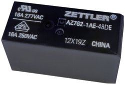 Przekaźnik SMT Zettler Electronics AZ762-1AE-48DE, monostabilny, 1 cewka, 150 V/DC, 440 V/AC, 16 A, 1 szt.