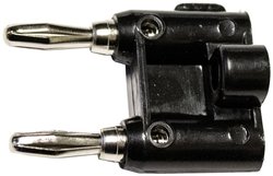 Złącze męskie bananowe Mueller Electric BU-00247-0 BU-00247-0  Długość: 41.148 mm czarny 1 szt.