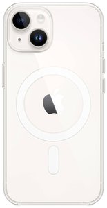 Apple Clear Case MagSafe Case Apple iPhone 14 przeźroczysty Ładowarka indukcyjna, Odporny na wstrząsy