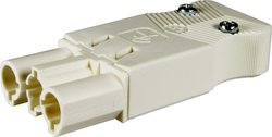 Złącze męskie sieciowe Adels-Contact 23903, styki: 3 + PE, 250 V, 20 A, 200 szt.