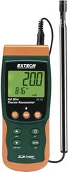Anemometr Extech SDL350, 0.4 do 25 m/s, -100 do 1300 °C