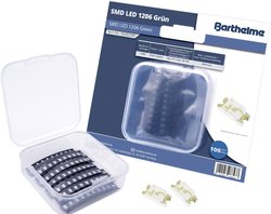 Barthelme  Zestaw diod SMD LED  1206 żółty 180 mcd 120 ° 20 mA 2 V 100 szt. towar pakowany luzem