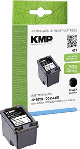 Tusz KMP H47 = HP 901XL CC654AE, zamiennik, czarny