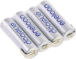 Pakiet akumulatorów AA, NiMH Panasonic eneloop Reihe F1x4, Ilość ogniw: 4, 4.8 V, 1900 mAh, Z-końcówka do lutowania