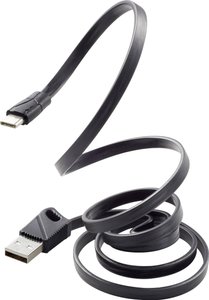 Kabel USB Renkforce, USB 2.0, Złącze męskie USB-A, Złącze męskie USB-C®, 1.00 m