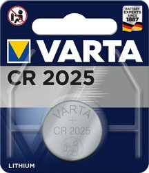 Bateria guzikowa, litowa Varta CR 2025, 3V, 170 mAh