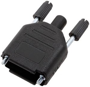 Obudowa złącza D-SUB TRU COMPONENTS TCDPPK09BKRGK TCDPPK09BKRGK, poliamid, 180 °, 1 szt.