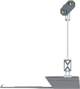 Sygnalizator świetlny z sygnałem dystansu Marklin 074371, 10 mm, skala H0