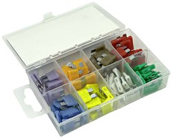 Bezpiecznik nożowy samochodowy ESKA 340.750, 32 V, 4 A - 30 A, 80 szt.