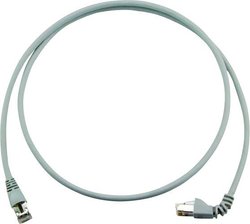 Kabel LAN Telegärtner L00003A0157, 1 szt., RJ45, CAT 6a, S/FTP, 5.00 m, szary