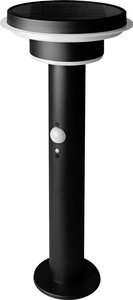 Solarna latarnia zewnętrzna z czujnikiem ruchu LEDVANCE ENDURA STYLE SOL 2CIRCLE40CM6WBK LEDV 4058075392748 6 W  IP44