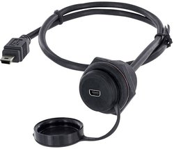 Złącze męskie USB encitech 1310-1026-04, 2.00 m, 1 szt.