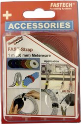 Taśma rzepowa do wiązania element z pętelkami i haczykami (D x S) 1000 mm x 20 mm czerwony FASTECH® 910-530C 1 m
