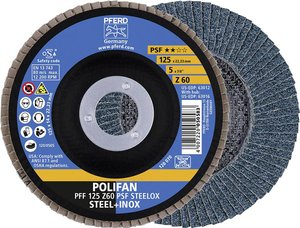Tarcza lamelkowa PFERD Z Psf Steelox 67666125 Średnica 125 mm 10 szt.