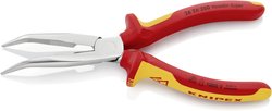Szczypce płaskie, okrągłe Knipex 26 26 200, 200 mm, 61 HRC, VDE