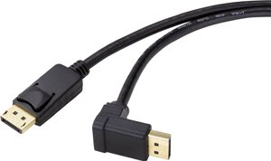 Kabel DisplayPort Renkforce SP-9163792, pozłacane styki, 2.00 m