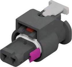 Obudowa złącza pin żeńskiego na kabel TE Connectivity MCON 1.2 1-1718643-1, wire-to-board, piny: 2, 1 szt.